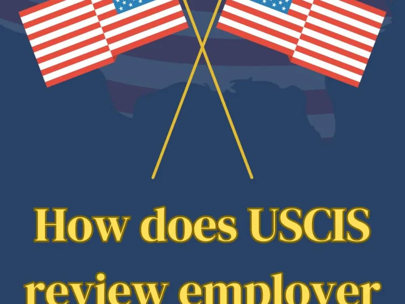 How does USCIS review employer wages for visas?